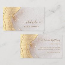 Signature Script Gold Glitzer Agate Elegant Modern