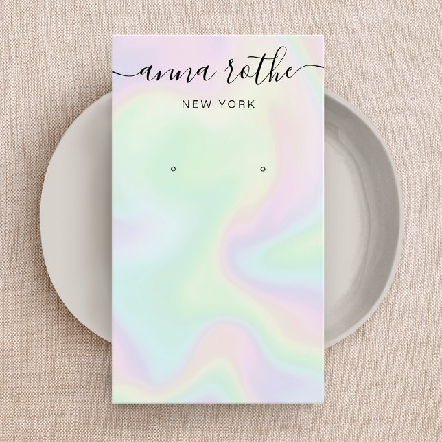 Signature Script Holographic Earring Display Card (Von Creator hochgeladen)