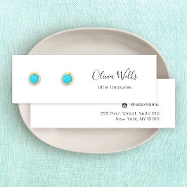 Signature Script Stud Earring Juwelier Display Car