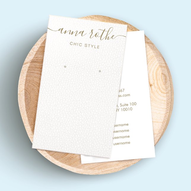 Signature Script White Oring Display Card (Von Creator hochgeladen)