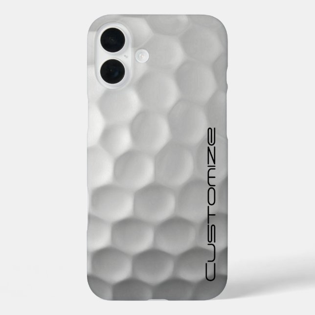 Signature Series Personalisierte Golfball-Geschenk Case-Mate iPhone Hülle (Rückseite)