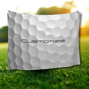 Signature Series Personalisierte Golfball-Geschenk Fleecedecke