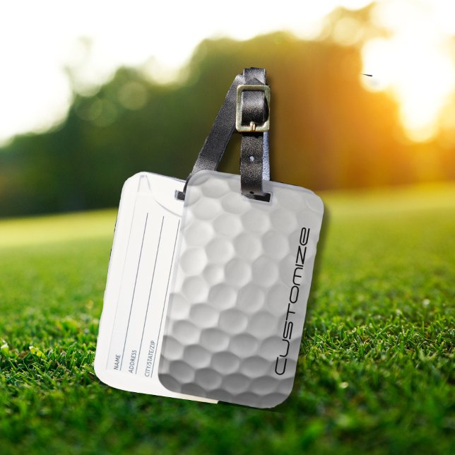 Signature Series Personalisierte Golfball-Geschenk Gepäckanhänger (Von Creator hochgeladen)
