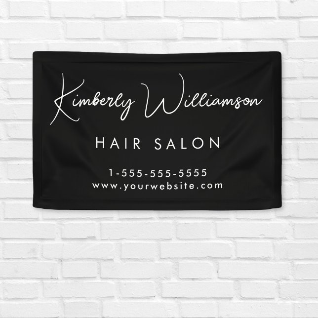 Signature-Skripte für Business Chic Banner (Empower your name in our signature script as your logo and brand identity)