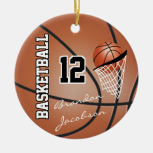 Signature Star Basketball Spieler Keramikornament