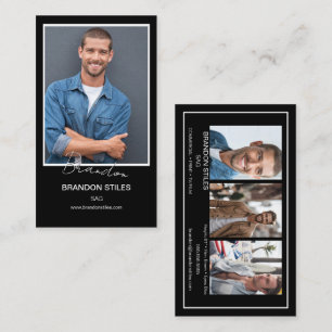 Signature-Talentrufkarte   Mini-Comp-Karten Visitenkarte