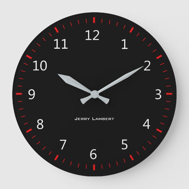 Signature Wall Clock 3 Große Wanduhr (Vorderseite)