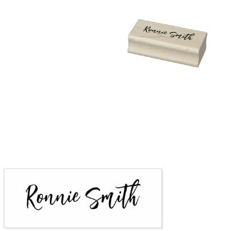 Signature Wood Art Briefmarke Gummistempel