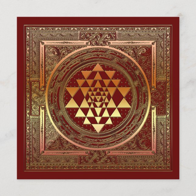 Signature Yoga Meditation Symbol India Hinteru Kar (Vorderseite)