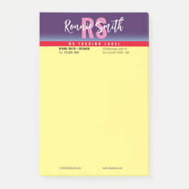 Signaturhinweise Post-it Klebezettel