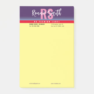 Signaturhinweise Post-it Klebezettel