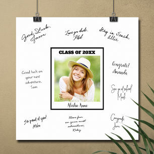 Signaturmeldung der Foto Graduation Party Poster