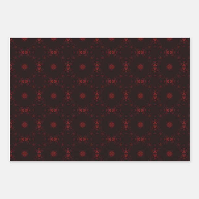 Signaturmuster Goth-Trio Geschenkpapier Set (Vorderseite)