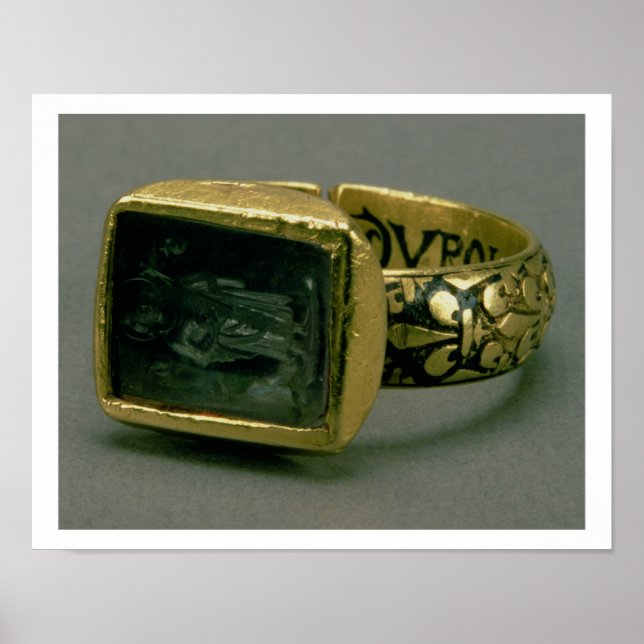 Signet Ring von König Louis IX von Frankreich (St. Poster (Vorne)