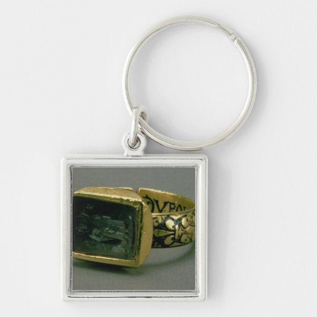 Signet Ring von König Louis IX von Frankreich (St. Schlüsselanhänger (Vorne)