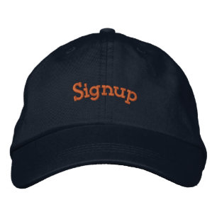 Signieren 🎩 Text bestickt Custom Navy Hat 🎩 onli Bestickte Baseballkappe