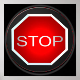 Signieren von Poster stoppen