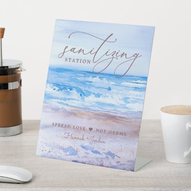 Signierung der Bereinigung | Dünen am Meer Sockelschild (In SItu)