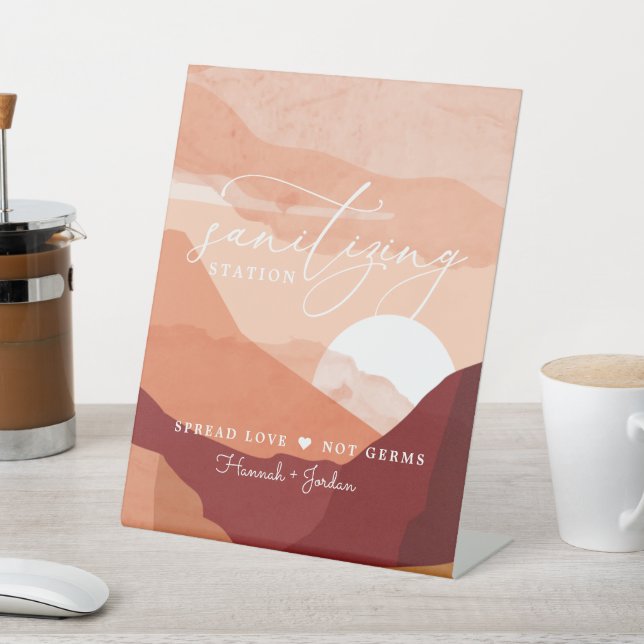 Signierung der Bereinigung | Terra Cotta Desert Sockelschild (In SItu)