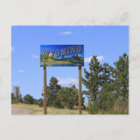 Signierung der Wyoming-Staat-Linie