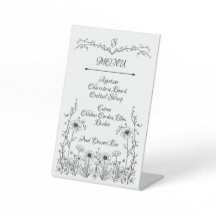 Signierung des Blume-Menüs