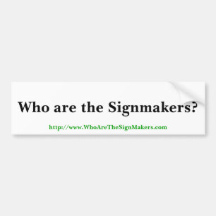 Signmakers Autoaufkleber