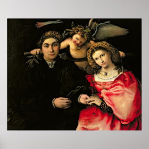 Signor Marsilio Cassotti und seine Ehefrau Faustin Poster