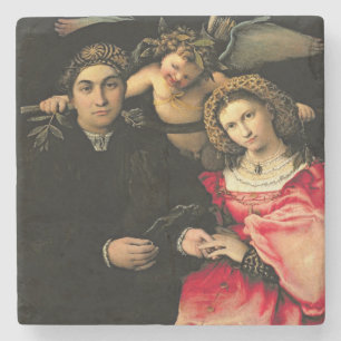 Signor Marsilio Cassotti und seine Ehefrau, Steinuntersetzer