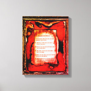 Signs From The Children Leinwanddruck