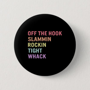 Signsprache Off Hook ASL Slang T-Shirt Deaf Awaren Button