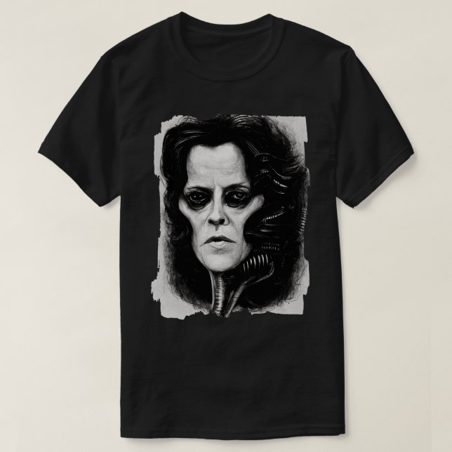 Sigourney Weaver Giger Style T-Shirt