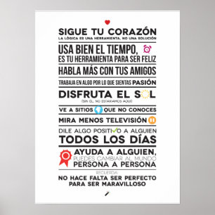 Sigue tu corazón poster