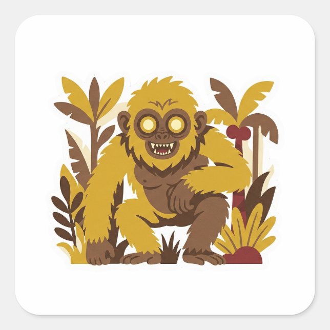 Sigulambak Quadratischer Aufkleber (Vorderseite)