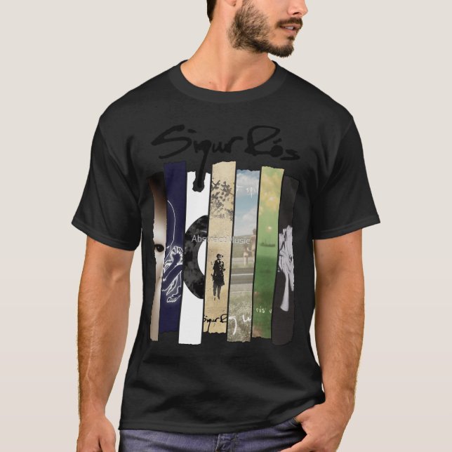 Sigur Ros Diskografie T-Shirt (Vorderseite)