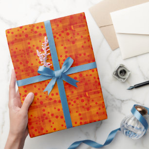 Siimple Abstract Art Mehrfarbig Geschenkpapier
