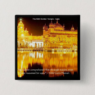Sikh der Goldene Tempel in Indien Geschenke und T- Button