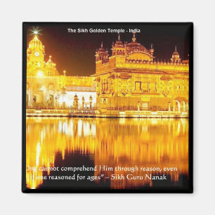 Sikh der Goldene Tempel in Indien Geschenke und T- Magnet