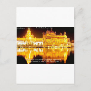 Sikh der Goldene Tempel in Indien Geschenke und T- Postkarte