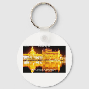 Sikh der Goldene Tempel in Indien Geschenke und T- Schlüsselanhänger
