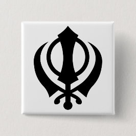 Sikh Khanda Button