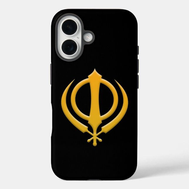 Sikh Khanda Case-Mate iPhone Hülle (Rückseite)