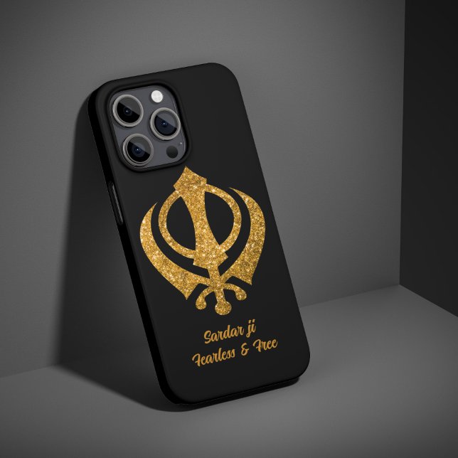 Sikh Khanda "Fearless & Free" Case-Mate iPhone Hülle (Von Creator hochgeladen)