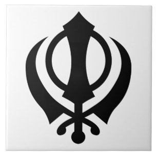 Sikh Khanda Fliese