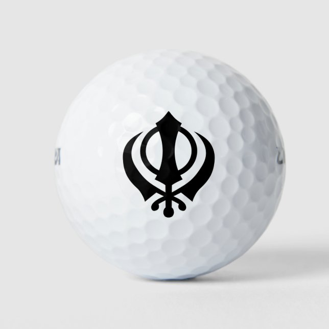 Sikh Khanda Golfball (Vorderseite)