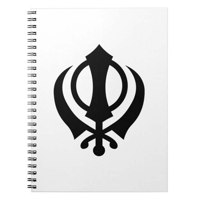 Sikh Khanda Notizblock (Vorderseite)