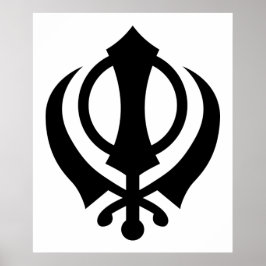 Sikh Khanda Poster
