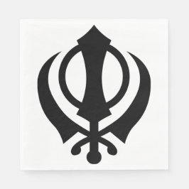 Sikh Khanda Serviette