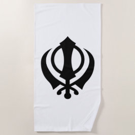 Sikh Khanda Strandtuch