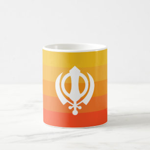 Sikh Khanda Symbol Cha Tasse