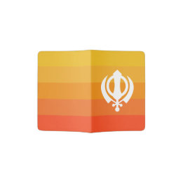 Sikh Khanda Symbol Passhülle